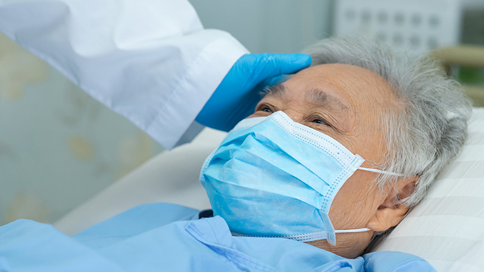 Pati&euml;nt met COVID-19