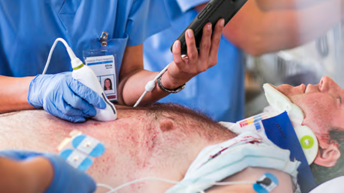 Pati&euml;nt die wordt behandeld