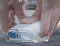 Het AquaClean-filter uit de verpakking halen