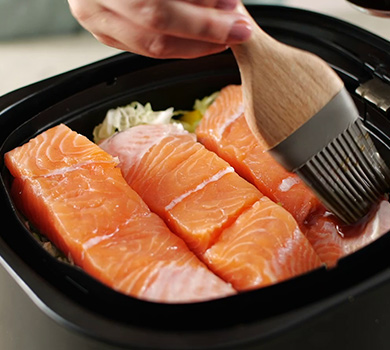 Filet de saumon &agrave; l'Airfryer