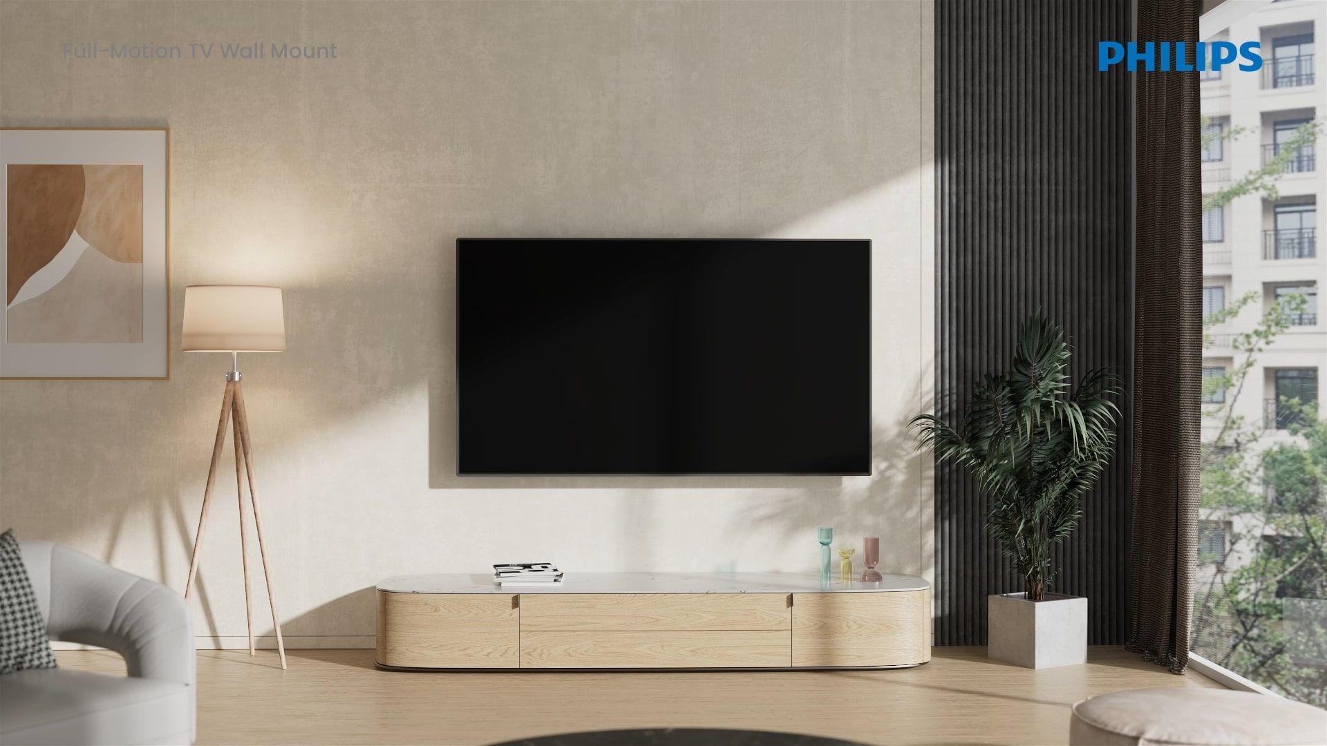 Guide d'installation du support mural TV à mouvement complet