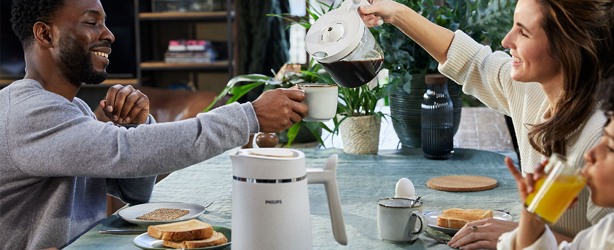 Philips Eco Conscious Edition, con&ccedil;u pour &ecirc;tre performant, set petit-d&eacute;jeuner