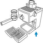 Machine espresso manuelle Saeco Poemia