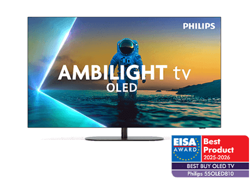 T&eacute;l&eacute;viseur 4K Ambilight Philips OLED 810