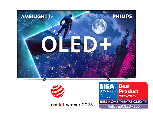 Philips&nbsp;OLED 950 OLED+ T&eacute;l&eacute;viseur 4K Ambilight
