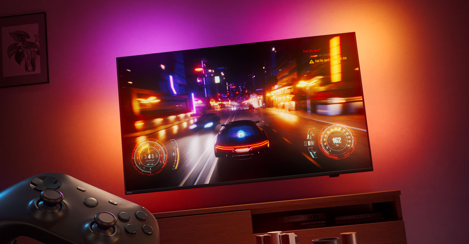 AI technologie ondersteunt de game ervaring op Ambilight tvs
