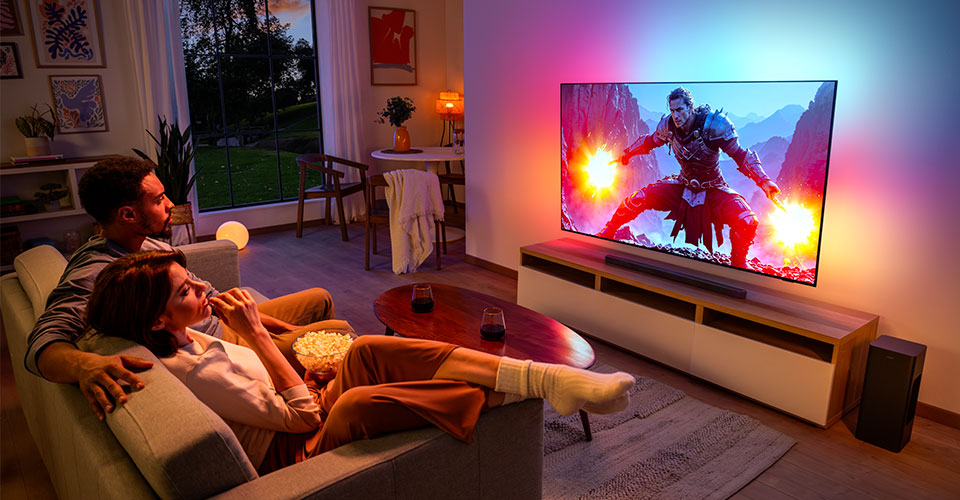Ambilight-tv's met AI-technologie&euml;n