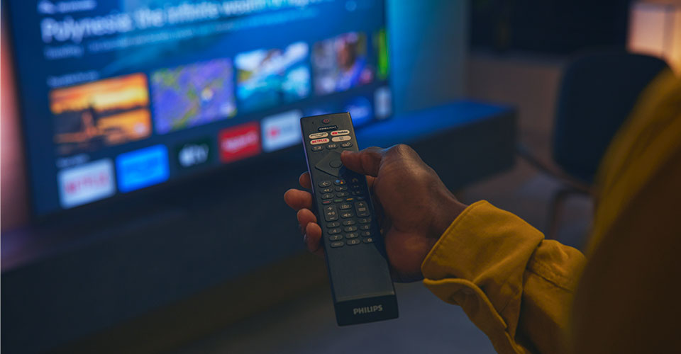 Afstandsbediening van Ambilight tv's