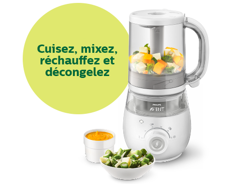 Robot cuiseur-mixeur 4&nbsp;en&nbsp;1 pour b&eacute;b&eacute;s par Philips&nbsp;Avent