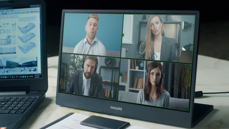 Moniteurs portables Philips | Productivit&eacute; sur deux &eacute;crans