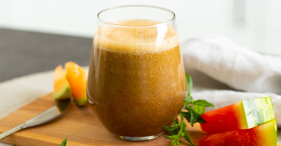 Smoothie vitamin&eacute; &agrave; l&rsquo;orange