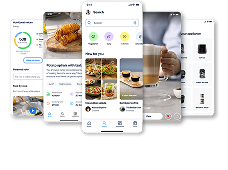 &Eacute;crans de l'application HomeID