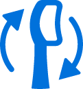 Pictogram van opzetborstel