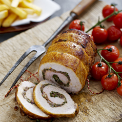 Roulé de viande épicé