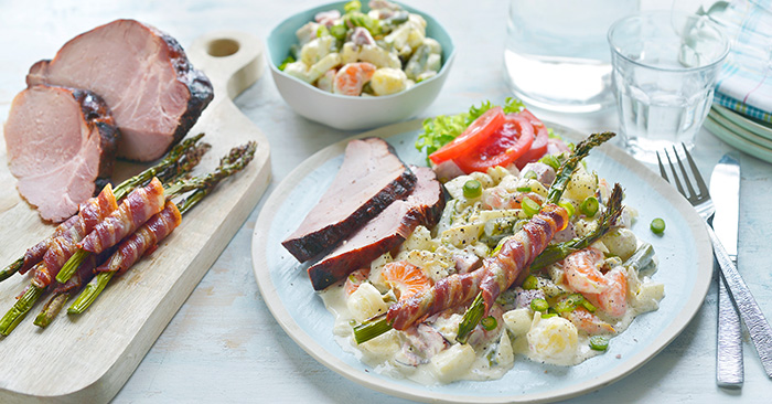 Salade d'asperges à la mandarine